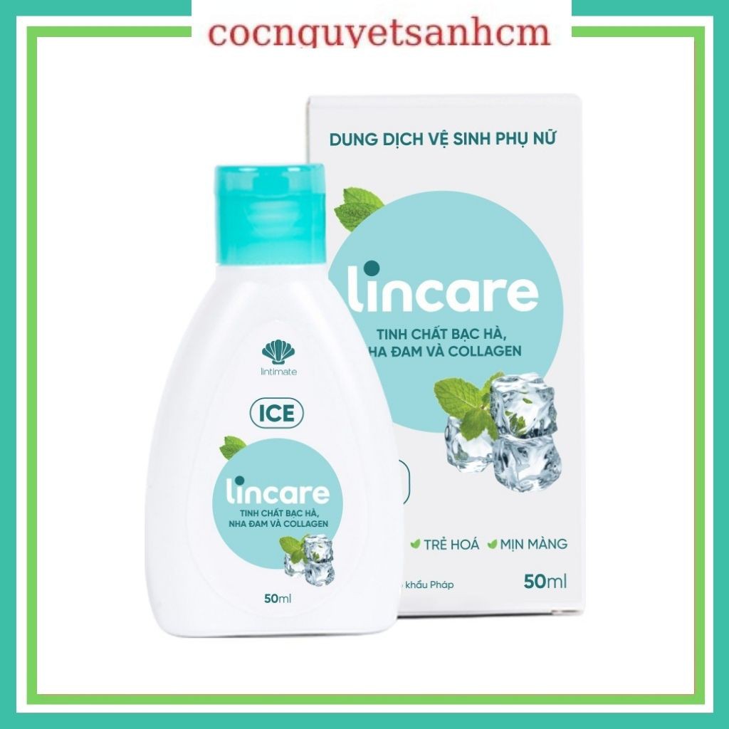 Dung dịch vệ sinh phụ nữ Lincare Ice 50ml