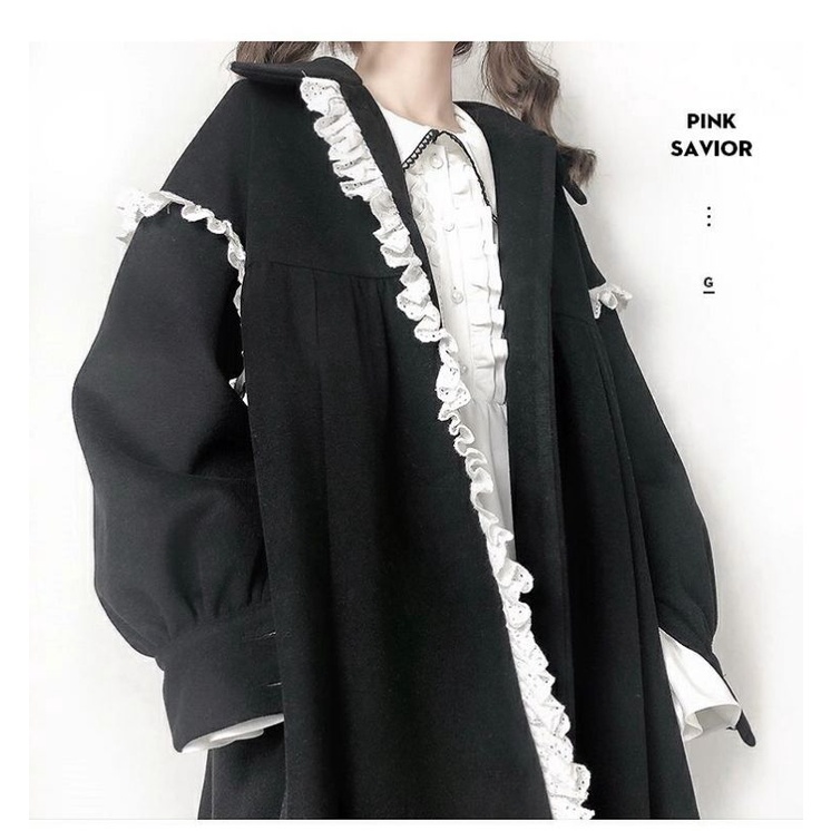 Áo khoác dáng dài phong cách Lolita