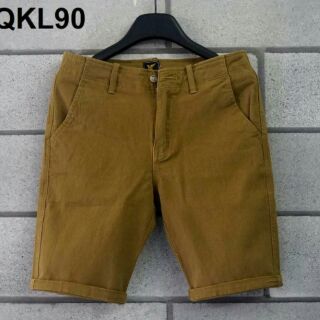 Short nam kaki lững