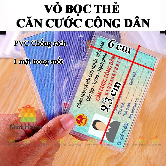 Vỏ bọc thẻ atm, bao túi đựng thẻ sinh viên, nhân viên, học sinh, name card, card visit, CMND, căn cước công dân, cccd