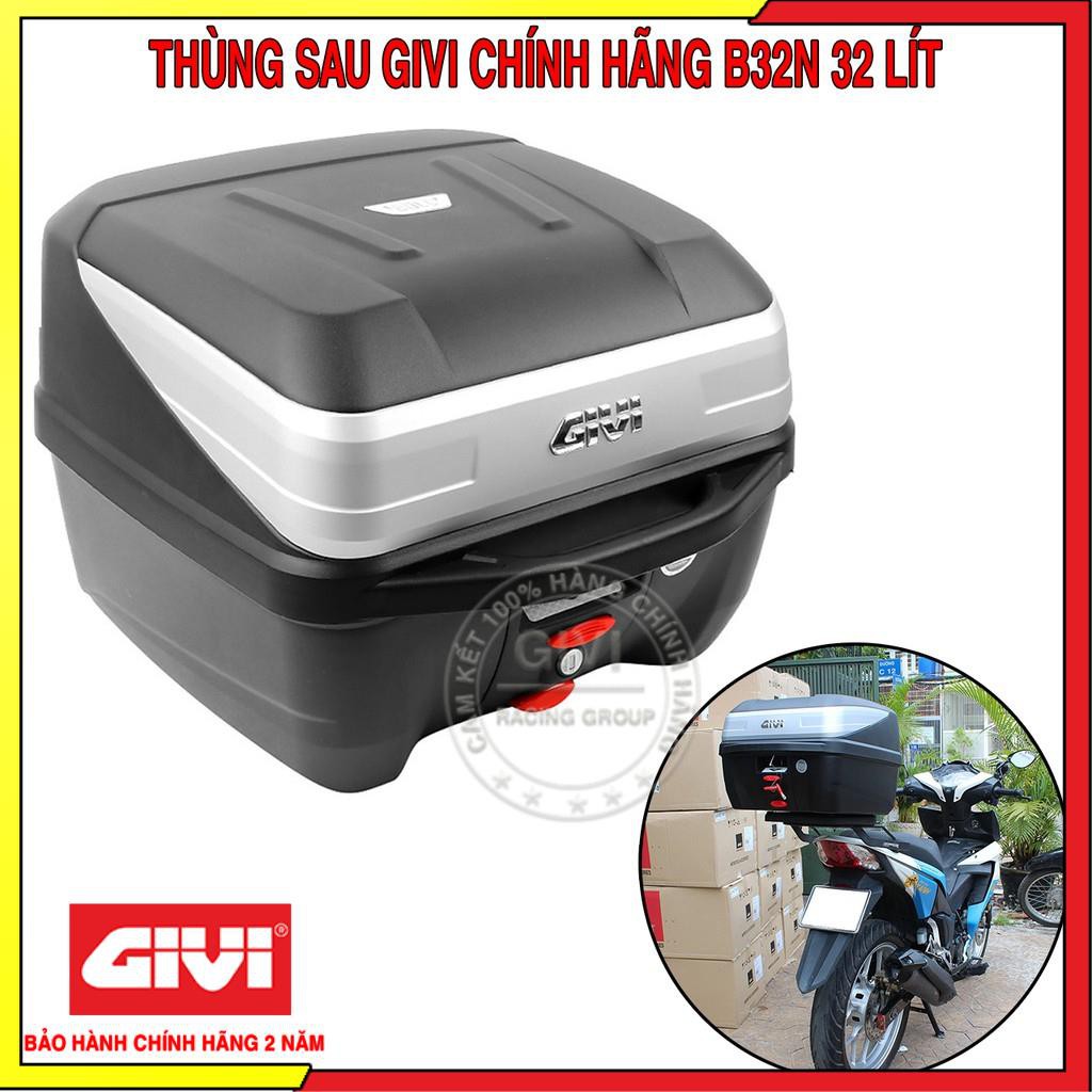 🔥Thùng Sau Givi Chính Hãng B32N - BH 2 Năm Và Miễn Phí Lắp Đặt Tại Cửa Hàng