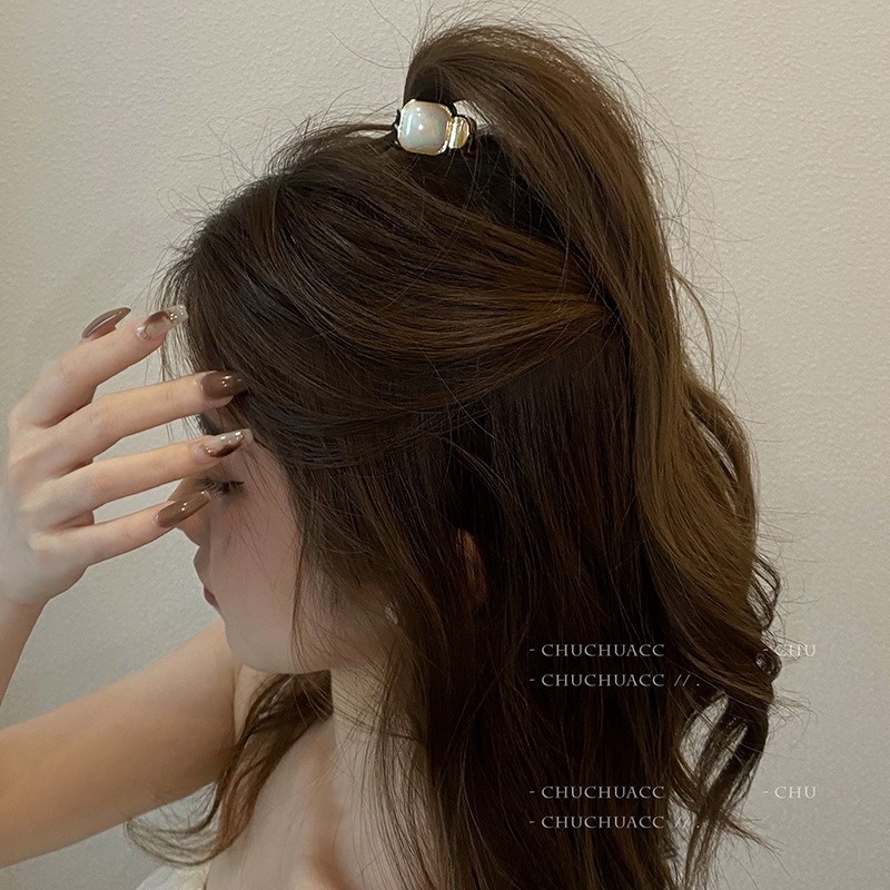 Kẹp Tóc Hình Trái Tim Đính Ngọc Trai Dễ Thương Phong Cách Hàn Quốc Cho Nữ