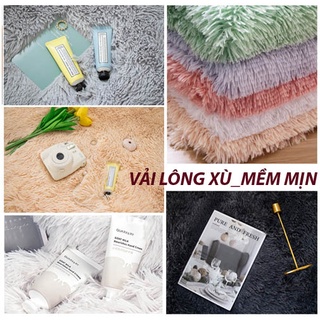 Thảm lông trang trí chụp ảnh sản phẩm sang trọng, lông vải lông trải bàn decor nhà cửa