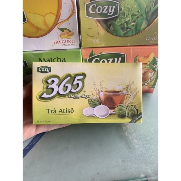 Trà Cozy Đủ Vị  ( Đào, Ô Long, Atiso, Gừng , Matcha…)