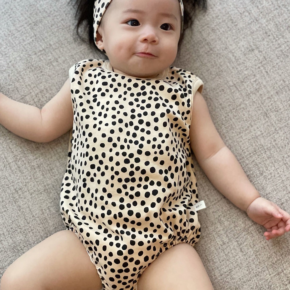 Áo liền quần cotton Siêu Dễ Thương Thời Trang Mùa Hè Cho Bé Gái