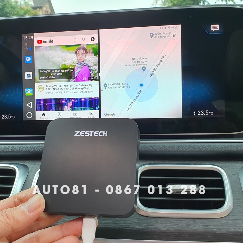 Android Box Zestech DX300 dành cho ô tô - Biến màn zin thành màn Android hiện đại