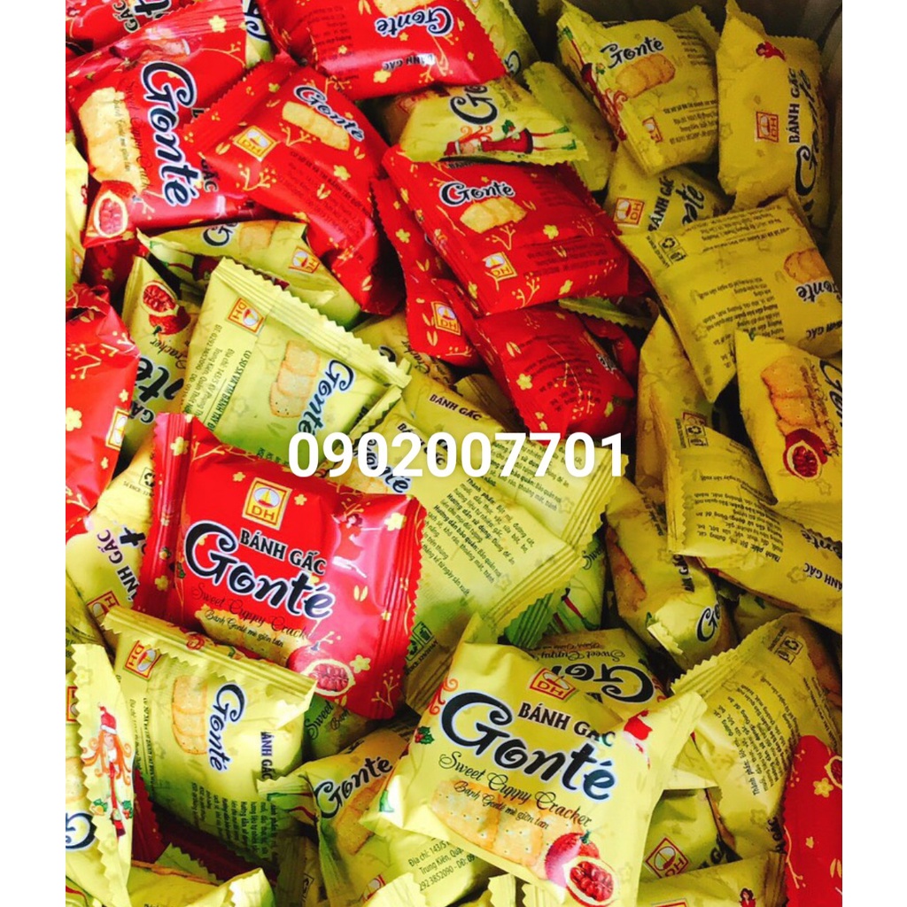 Sỉ Thùng 5Kg Bánh Gấc Gonté Đức Hưng Thơm Ngon