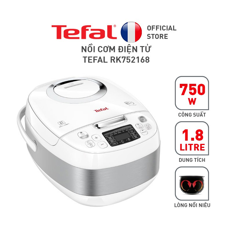 [Bảo hành 24 tháng] Nồi cơm điện tử Tefal RK752168 1.8L