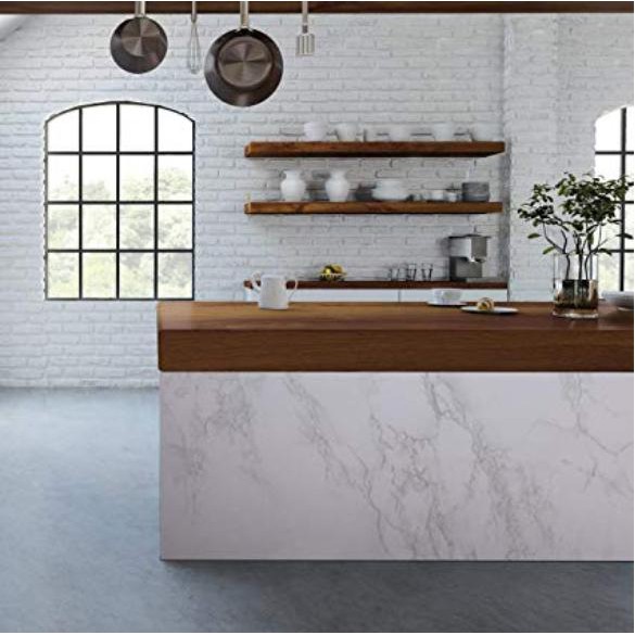 [Sale Sập Sàn] Marble Paper Granite - Giấy dán có keo dính đá thạch trắng 60cm x 5M - AD