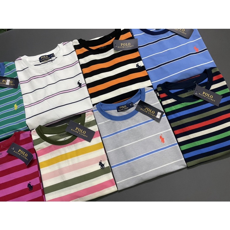 ÁO THUN SỌC TAY NGẮN