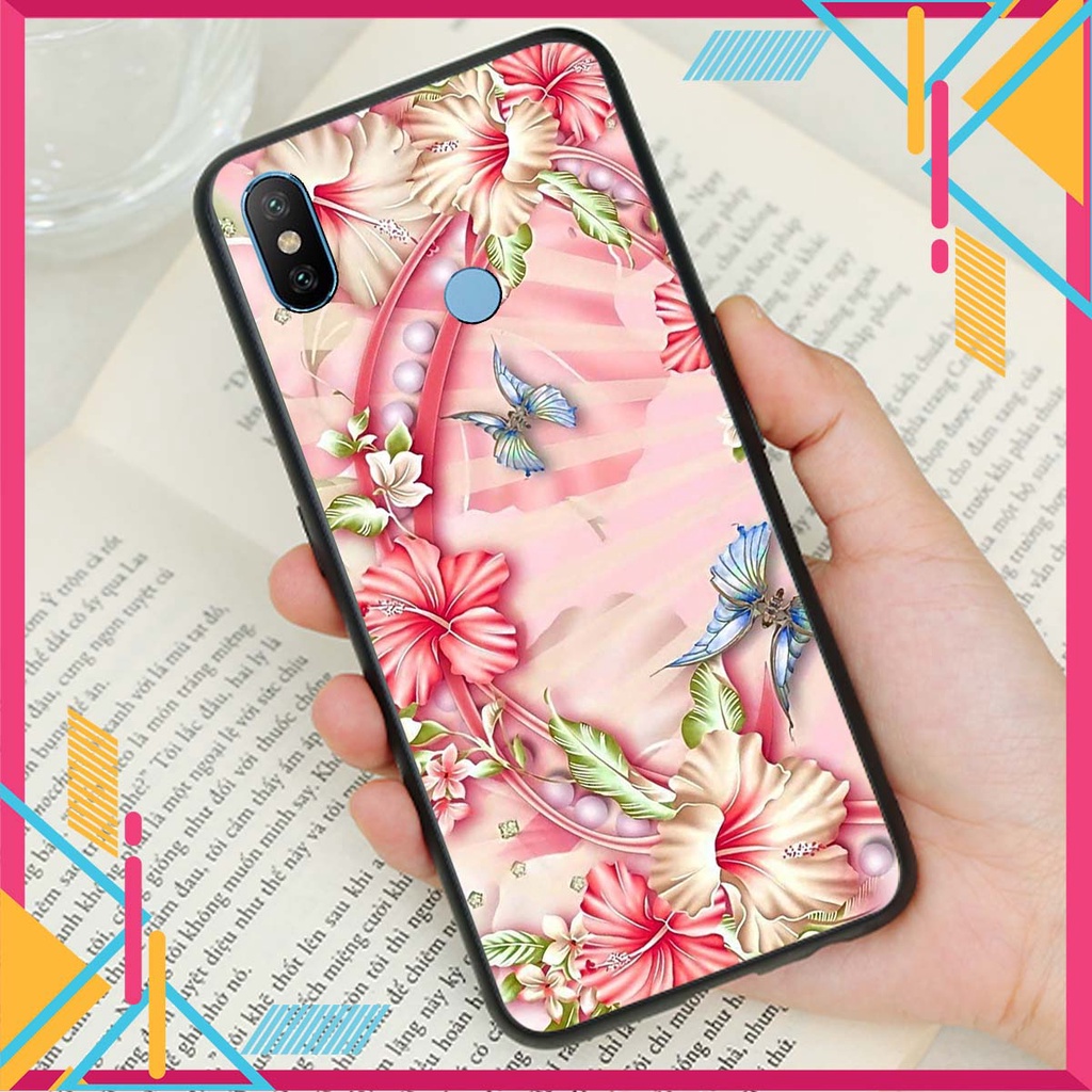 Ốp lưng Xiaomi REDMI 6X / MI A2 in hình hoa xinh xắn, hiện đại , thời trang ,phong cách