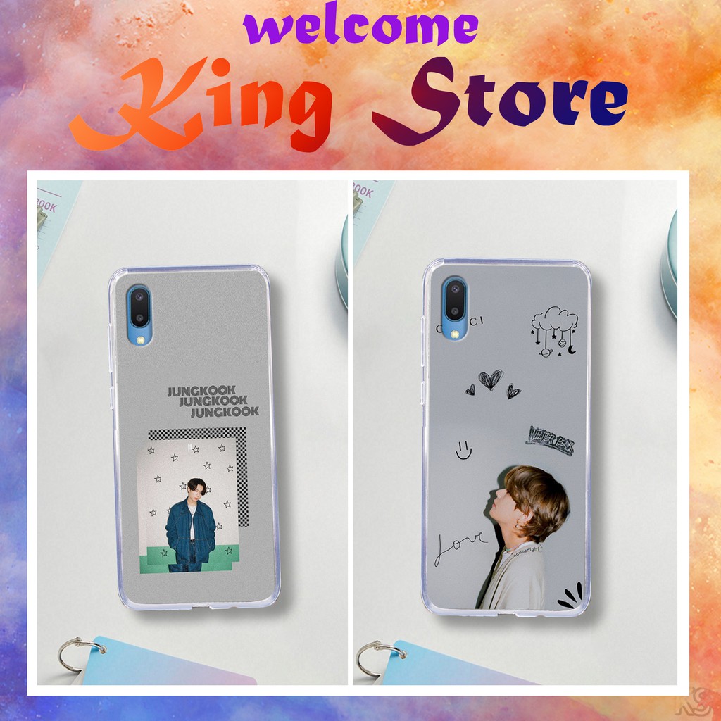 Ốp lưng Samsung A02 in hình Nhóm nhạc nam BTS siêu đẹp,độc, lạ_KINGSTORE.HN_Ốp dẻo trong SS A02