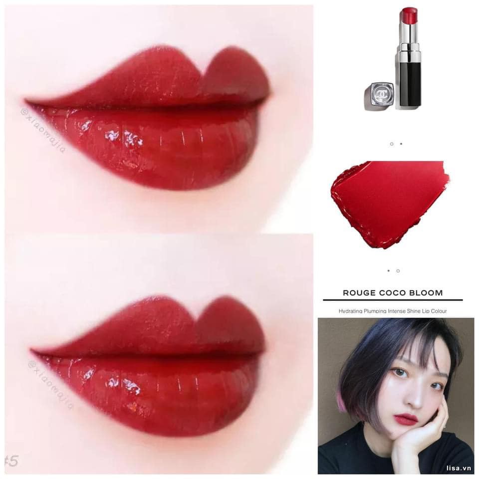 son c h a n e l Rouge Coco Bloom 140 Alive - đỏ rượu