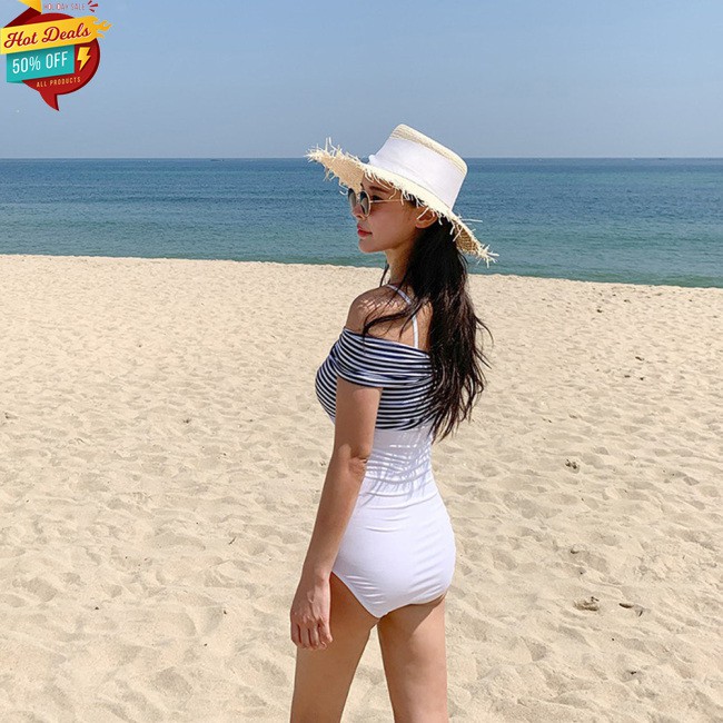 Đồ Bơi Nữ Một Mảnh Kẻ Sọc Thời Trang | BigBuy360 - bigbuy360.vn