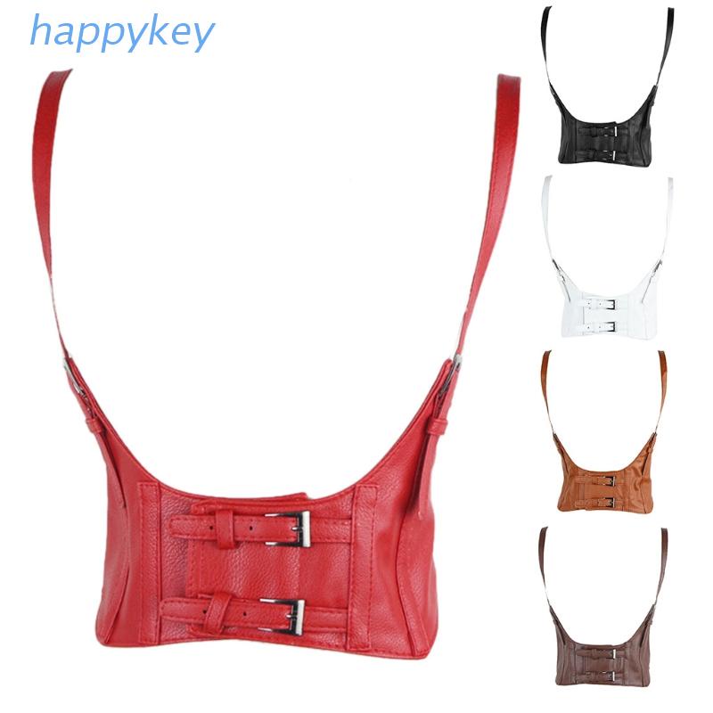 Đai Nịt Bụng Giả Da Màu Trơn Phong Cách Vintage Dành Cho Nữ | BigBuy360 - bigbuy360.vn