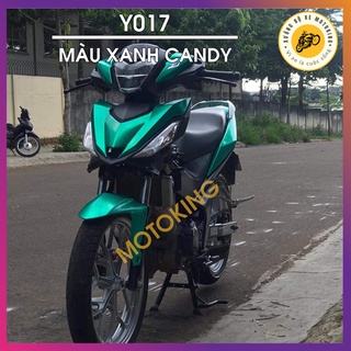 Sơn Samurai màu xanh candy Y017 - chai sơn xịt cao cấp dành cho sơn xe máy
