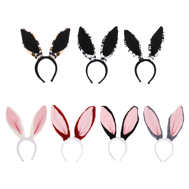 Băng Đô Tai Thỏ Bông Dùng Hóa Trang Phát Sóng Trực Tiếp