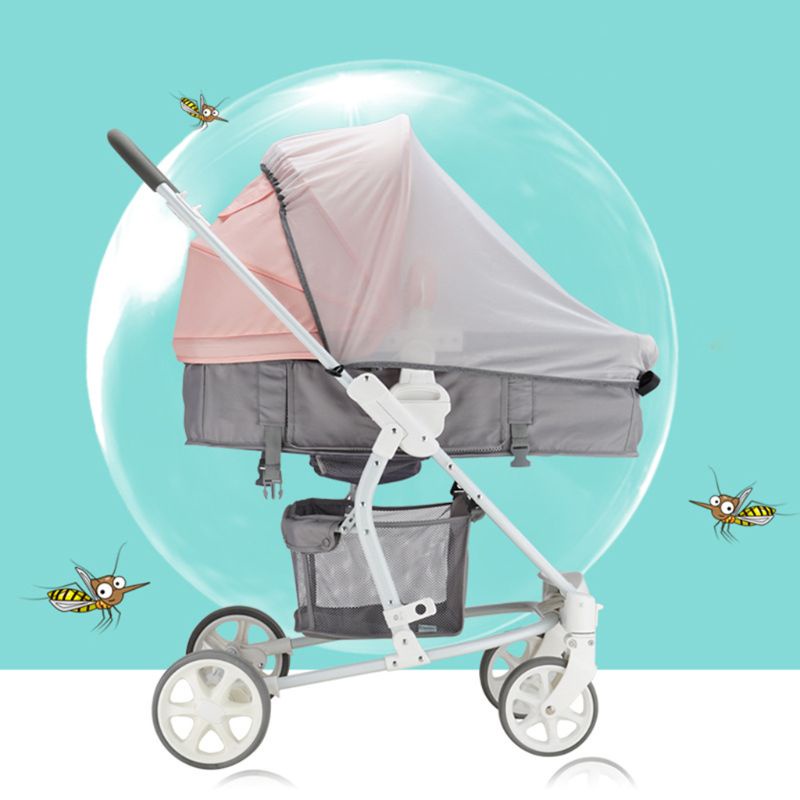 Màn Chống Muỗi / Côn Trùng Cho Xe Đẩy Em Bé Siêu Bền Che Nắng Tiện Dụng