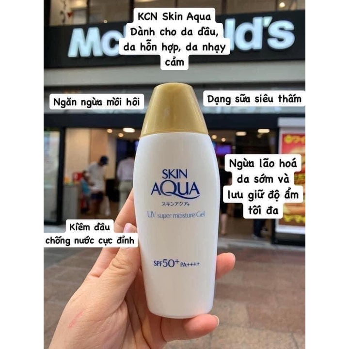 Kem Chống Nắng Skin Aqua Super Moisture Essence Gel
