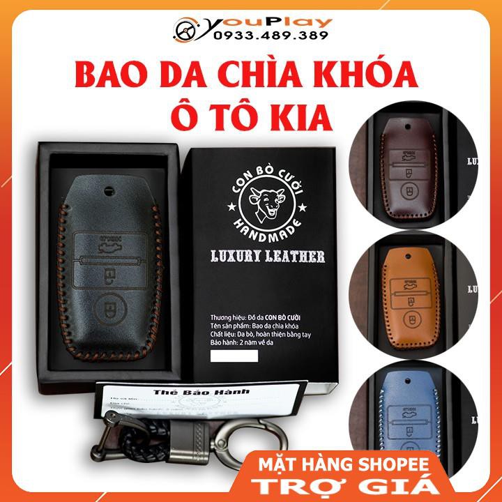 Bao da Chìa khoá ô tô KIA đủ các dòng Seltos, Cerato, Soluto, Rio, Rondo... bọc chìa khoá ô tô KIA