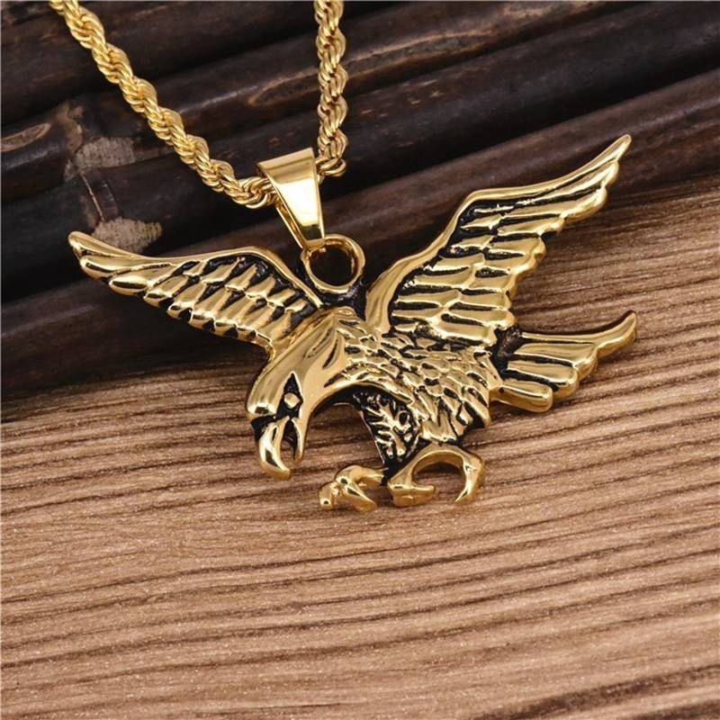 Dây chuyền mặt hình đại bàng thời trang cổ điển cá tính