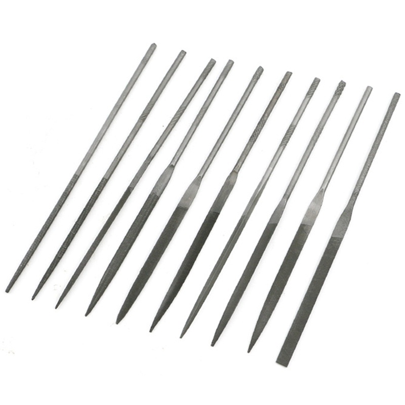 Bộ 10 cây dũa nhỏ 140mm dùng để làm đồ trang sức thủ công