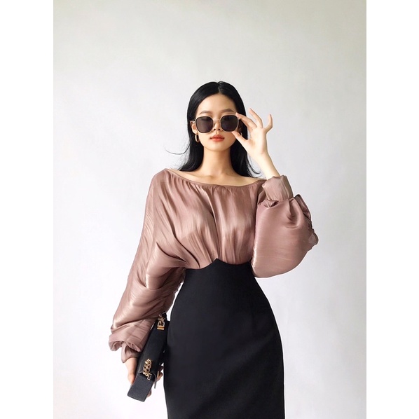 VELLE DESIGN chân váy Ellen chất cotton Hàn dày dặn không nhăn