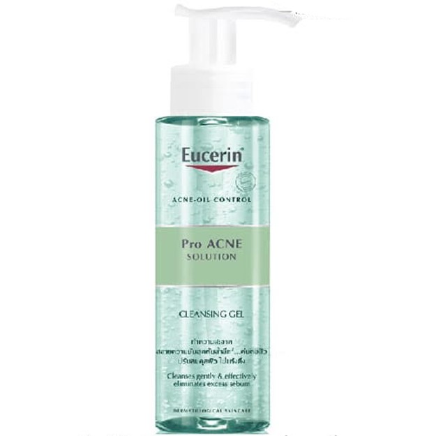 Gel Rửa Mặt Giảm Nhờn Dành Cho Da Mụn Eucerin ProACNE Cleansing Gel 400ml