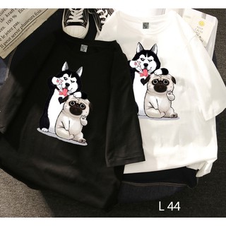 Áo Thun Tay lỡ 💖𝑭𝑹𝑬𝑬𝑺𝑯𝑰𝑷 💖 Áo thun in hình 2 cho - L 44