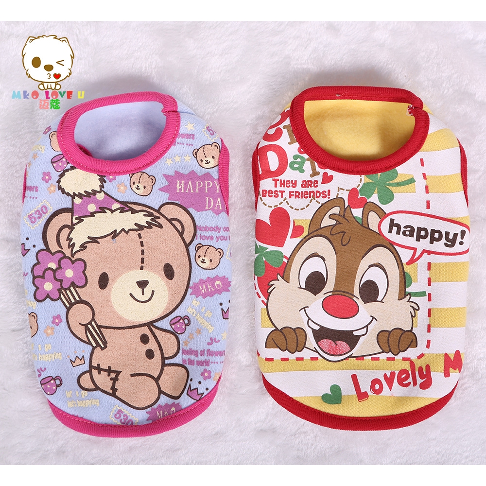 Phong cách mới chó cưng Teddy quần áo bông tinh khiết luca222