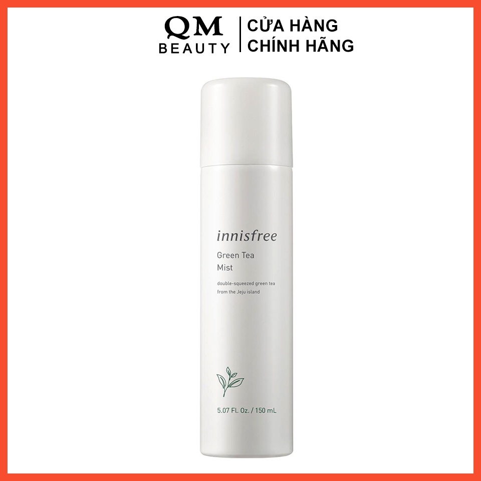 Xịt khoáng Innisfree trà xanh Green Tea Mineral Mist chính hãng Hàn Quốc