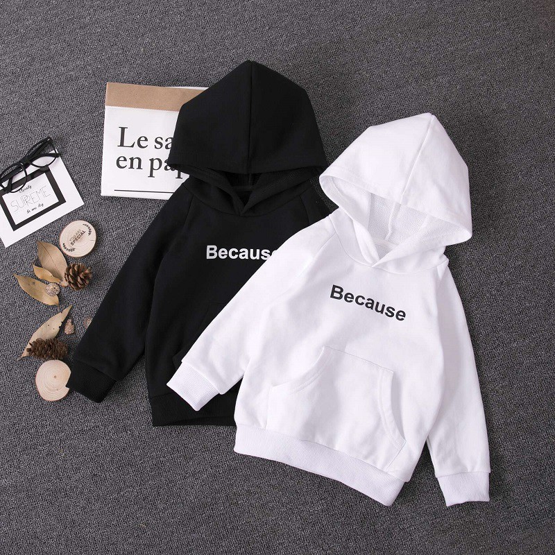 Áo Hoodie Cotton Màu Trắng Thời Trang Hàn Quốc Cho Bé Trai