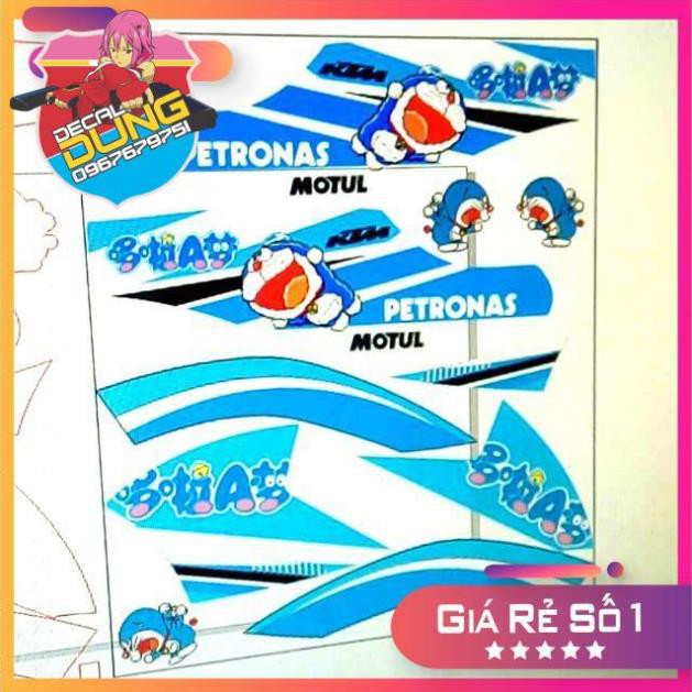 Tem xe cub châu âu doremon