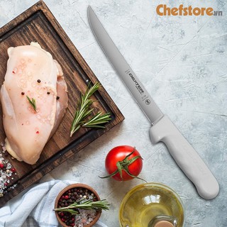 Dao Phi Lê Thái Lát Sashimi💥Dexter Mỹ, Lưỡi 205 mm Bản Rộng 25 mm Thép Hợp Kim Cao Cấp, Chuôi Nhựa Mềm