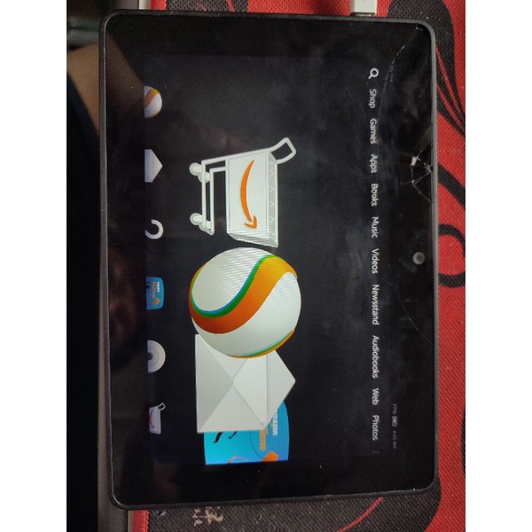 Máy tính bảng Kindle Fire Hdx 7, ram 2g, chip Snap 800, bị nứt kính