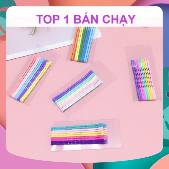 SET 10 KẸP GHIM MÀU ĐIỆU ĐÀ
