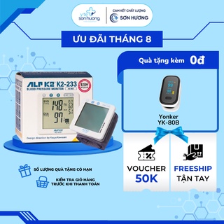 Máy Đo Huyết Áp Cổ Tay Tự Động ALPK 2 Thế Hệ Mới Made In Nhật Bản Tặng Kèm Máy Đo Nồng Độ Oxy SPO2
