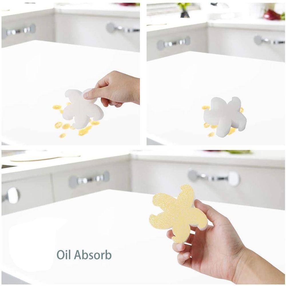 Karen Set 10 Mút Xốp Hấp Thụ Dầu Đa Năng Hình Sao Biển Chống Bụi Bẩn Cho Bồn Nước Nóng