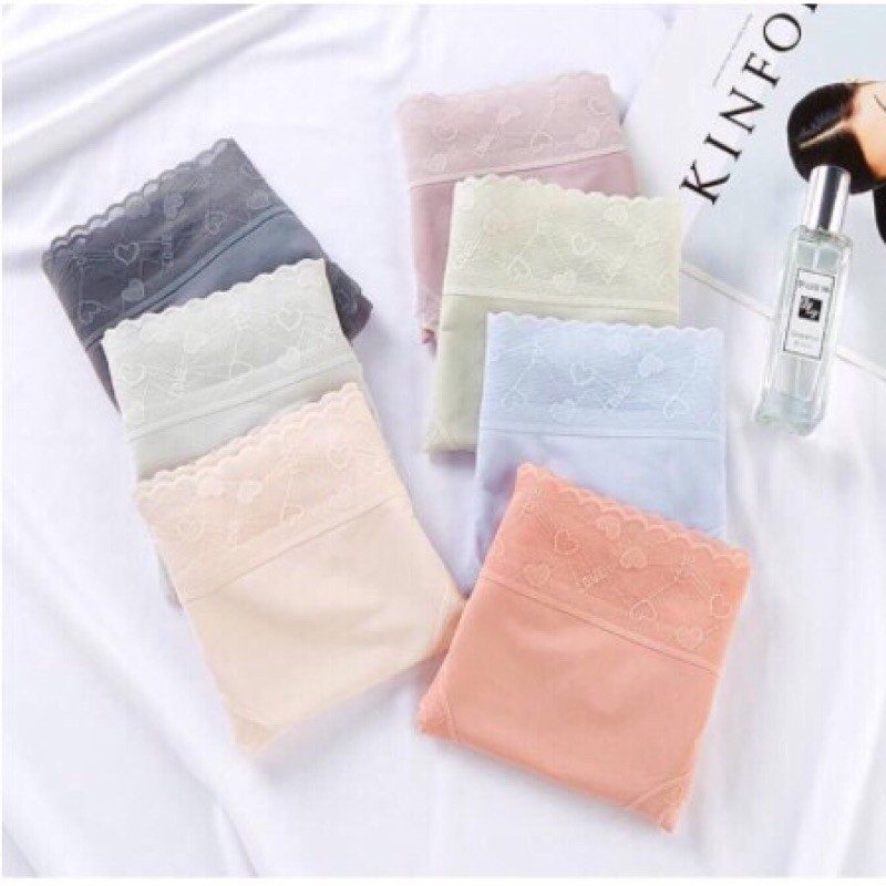 quần lot cotton vênh gen nhẹ cạp cao
