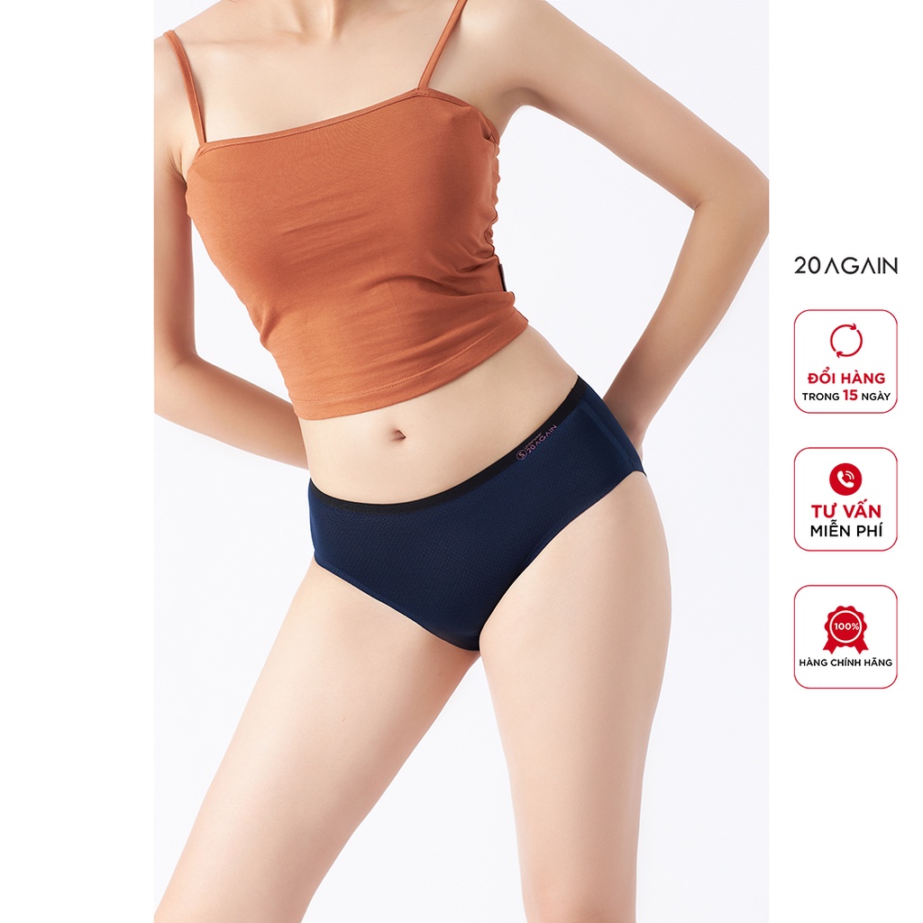 Quần lót nữ kháng khuẩn không đường may 20AGAIN, chất thun cao cấp, sexy QUA0017