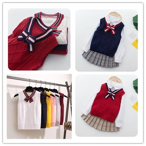 Áo Sweater Dệt Kim Thời Trang Xuân Thu Cho Bé