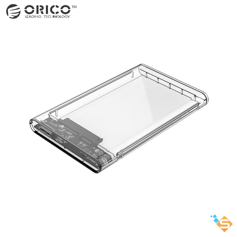 Hộp Đựng Ổ Cứng ORICO SATA HDD SSD 4TB 2139U3 USB 3.0 2.5&quot; Hỗ Trợ 2/4TB 5Gbps Trong Suốt - Bảo Hành 1 Năm