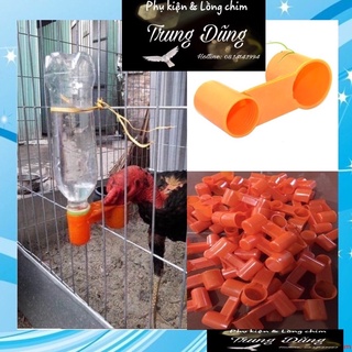Máng Uống tự động c2, nút chai cho chim, Gà