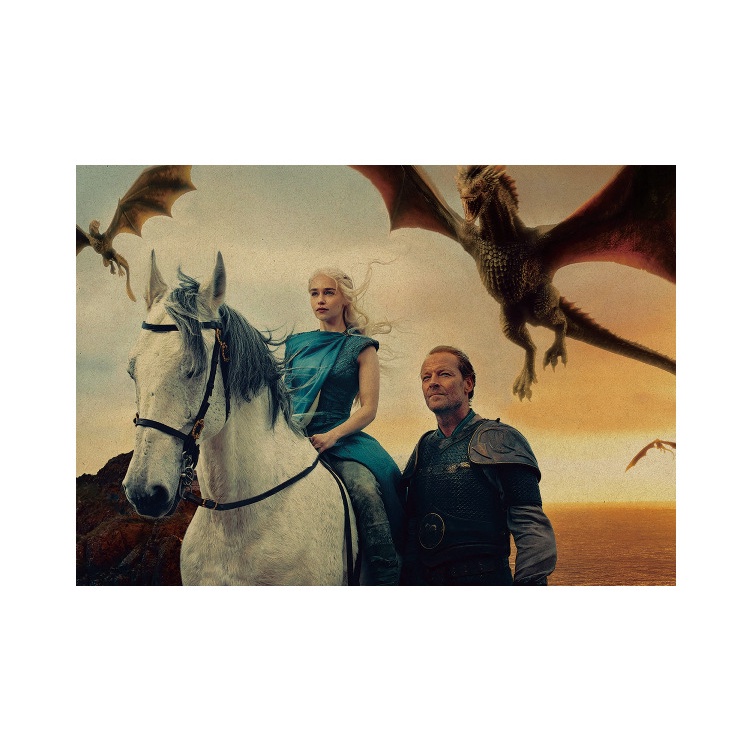 Tranh Treo Tường Trang Trí In Hình Game of Power-01/Bar Phong Cách Retro H1394