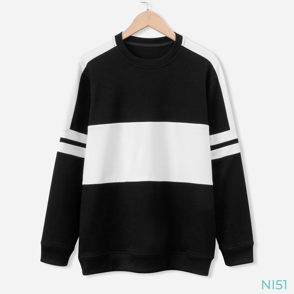 Áo Sweater Phối Màu Chất Nỉ Thời Trang Vicero Cao Cấp