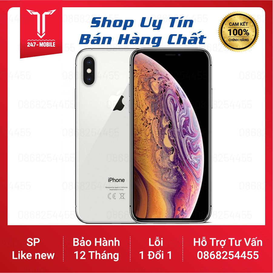 Điện Thoại Iphone Xs Max 256GB Quốc Tế Mới 99% Bảo Hành 12 Tháng