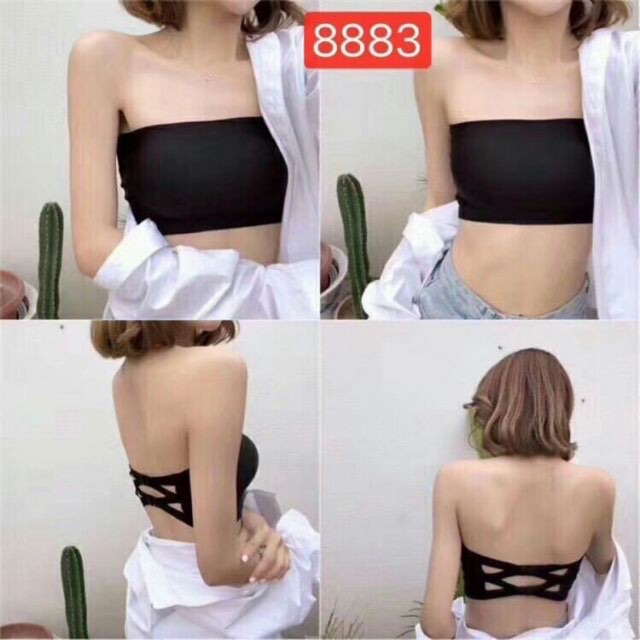Áo Bra Su Trơn Không Dây Cài Sau 8883