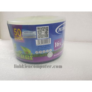 [Giá tốt] 1 hộp 50 đĩa DVD trắng Mingsheng chính hãng, dùng để ghi đĩa dữ liệu, nhạc, phim ảnh