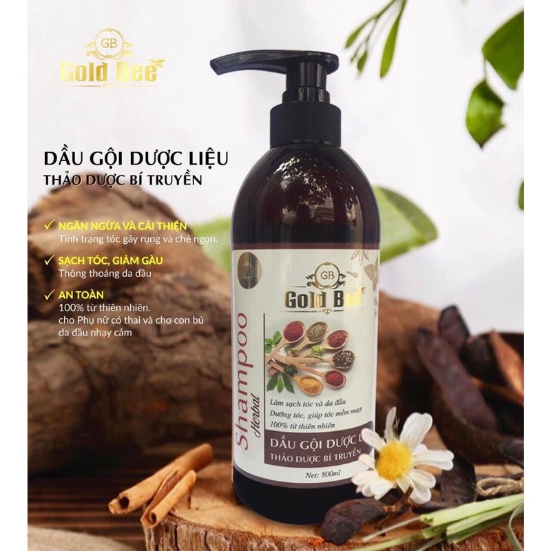 Dầu gội thảo dược bí truyền gold bee