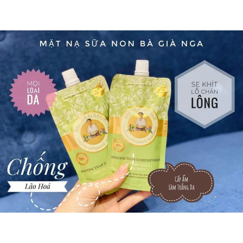 Mặt Nạ Sữa Non Bà Già Nga